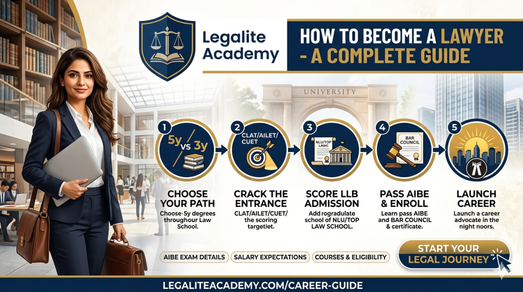 How to Become a Lawyer in India: A Step-by-Step Guide (2026)